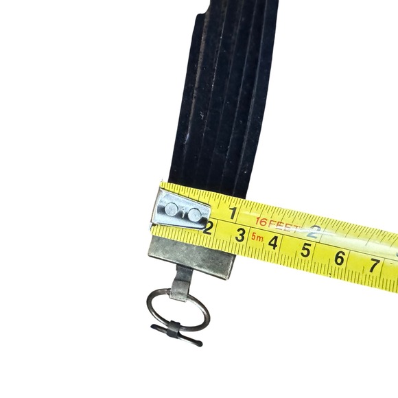 Boho Beaded Waist Belt‎ Colorful Wood Metal Chain Adjustable preloved OS - Picture 9 of 10